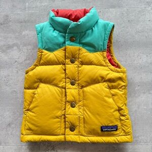Patagonia Baby Bivy Down Vest, Cabin Gold, 12-18 Months